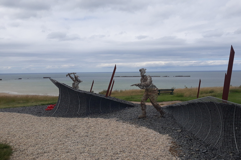 Plaże D-Day w Normandii Prywatny sektor brytyjski z Bayeux