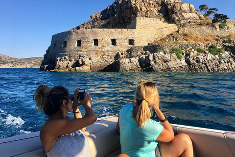 Mirabello with Spinalonga and Agios Nikolaos from EloundaLimo 3-seats Premium Class or SUV Vehicle