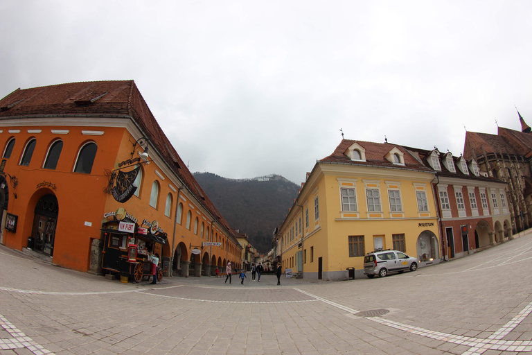 Brasov: Geführter Stadtrundgang mit Wein