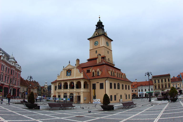 Brasov: Geführter Stadtrundgang mit Wein