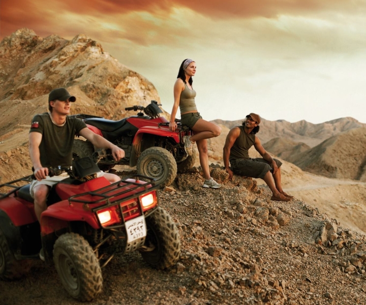 Marsa Alam: Sunset Safari by ATV Quad w/ BBQ Dinner and Show