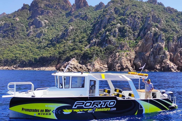 Depuis Porto : Les criques de Piana, Scandola en bateau familialAu départ de Porto : Les criques de Piana, Scandola et Girolata en bateau rapide