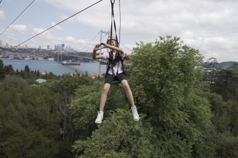 Istanbul: Zippline met uitzicht op de BosporusIstanboel: Zippline Extreme Nakkastepe