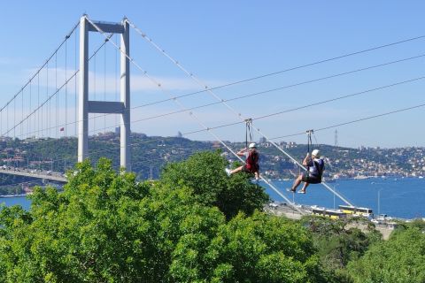 Istanbul: Zipline Adventure with Bosphorus View