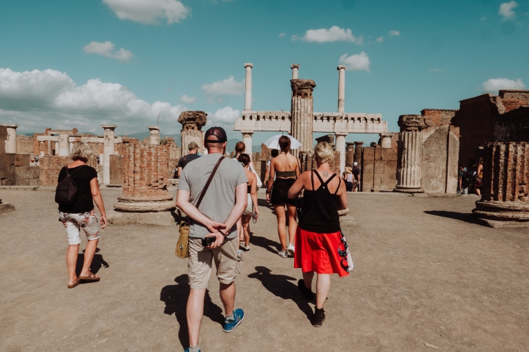 Sorrento: transfer naar Napels met rondleiding door Pompeii