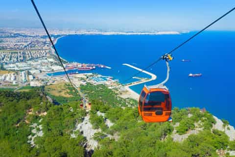 Antalya: City Tour with Cable Car, Boat Trip and Waterfalls