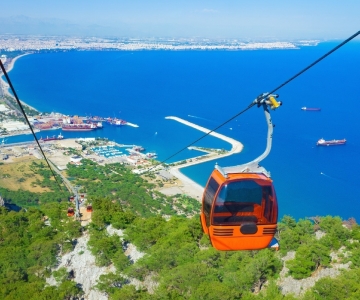 Antalya: Tour de la ciudad con teleférico, paseo en barco y cascada