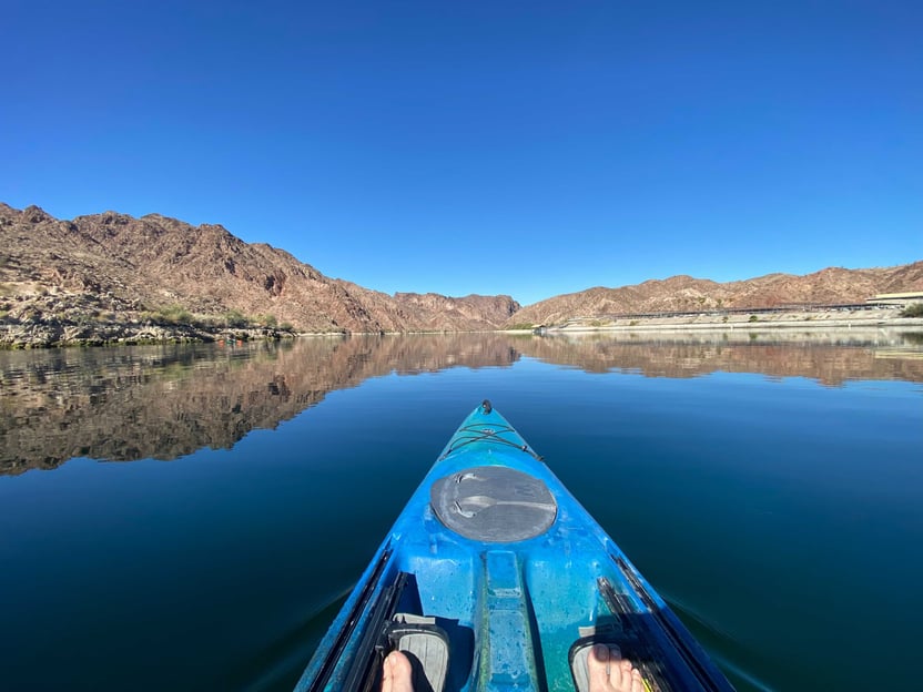 Las Vegas : Excursion en kayak sur la plage de Willow