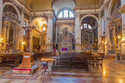 Tour a piedi delle principali chiese, del campanile e del centro storico di Venezia2,5H: 2 Chiese del Centro Storico