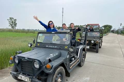 Hoi An : Visite guidée des villages de campagne en Jeep militaire classiqueVisite privée sans repas