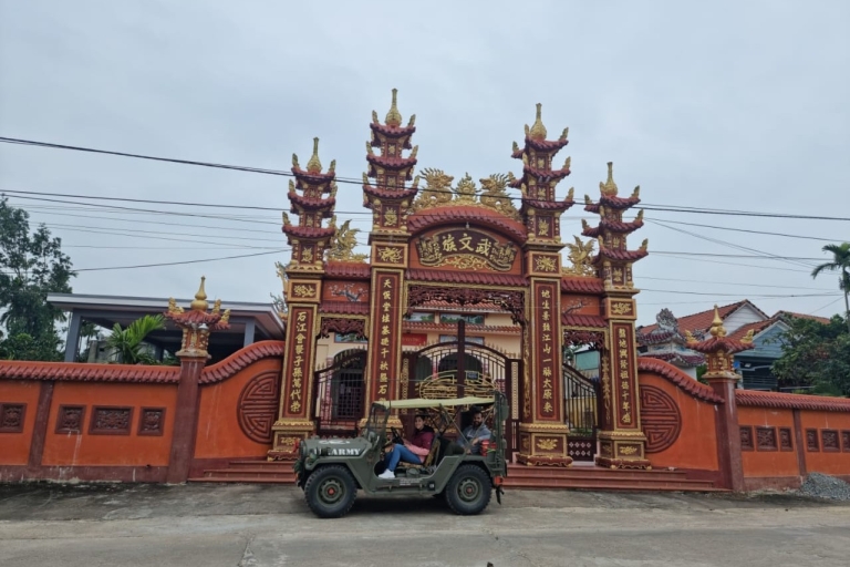 Hoi An: Countryside Village Guided Tour in Classic Army Jeep Private tour With meal