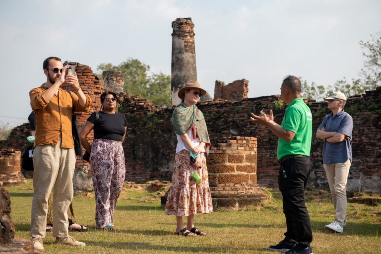 Desde Bangkok: excursión de un día en grupo pequeño al parque histórico de AyutthayaTour en grupo pequeño en inglés con recogida en el hotel