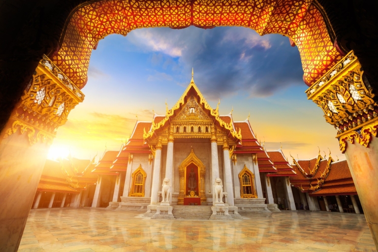 Bangkok : Visite guidée à pied du Grand PalaisBangkok's Top 4 : L'offre groupée Palace & Wats Audio Tour