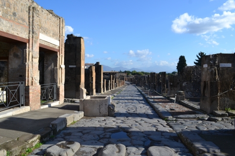 Van Amalfikust: transfer naar Napels met Pompeii Tour