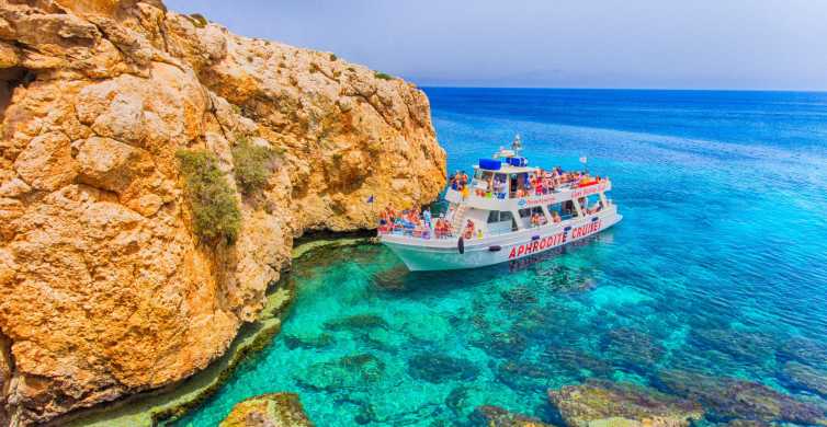 Protaras: Daily Boat Trip to Cape Greco and Blue Lagoon Deals