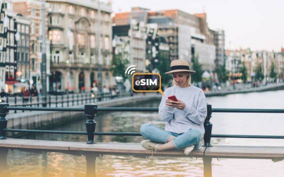 Amsterdam: Unbegrenztes EU-Internet mit eSIM Mobile Data