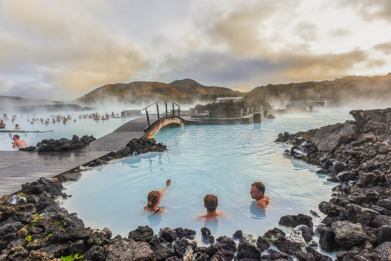 Reykjavík: Golden Circle, Blue Lagoon en Aurora Tour