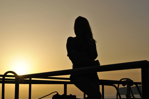 Lampedusa: Sunset Dolphin Sighting on a Pirate Ship