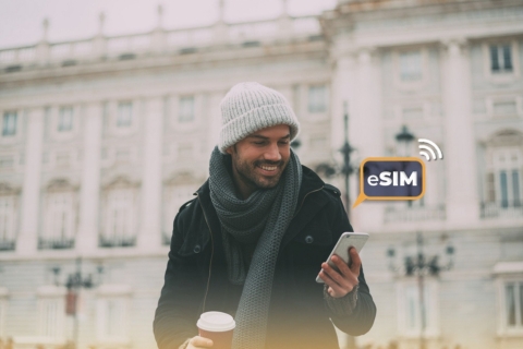 Madrid and Spain: Unlimited EU Internet and Mobile Data eSIM 1-Day Madrid: Unlimited EU Internet - eSIM Mobile Data