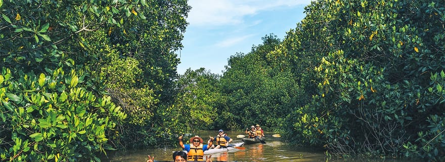 Puerto Escondido : Aventure en kayak sur la lagune de Manialtepec