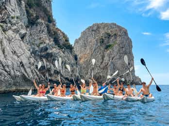 Capri: Caves and Beaches Kayaking Tour with GoPro Photos