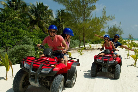 Z Cancún: ATV Jungle Trail Adventure i Beach ClubDouble ATV Jungle Trail Adventure z dostępem do klubu plażowego