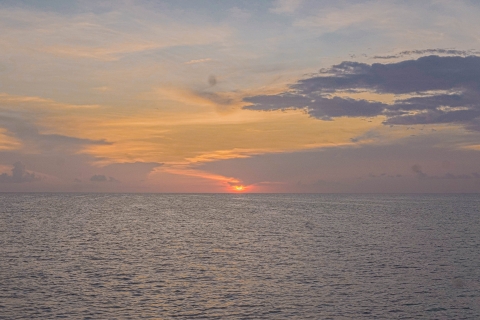 Sonnenuntergangskreuzfahrt auf dem Hausboot!