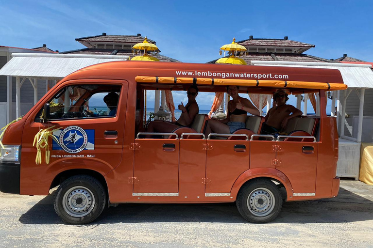 Da Bali: Tour in buggy di Lembongan e delle Lacrime del Diavolo con pranzoDal porto di Sanur senza ritiro