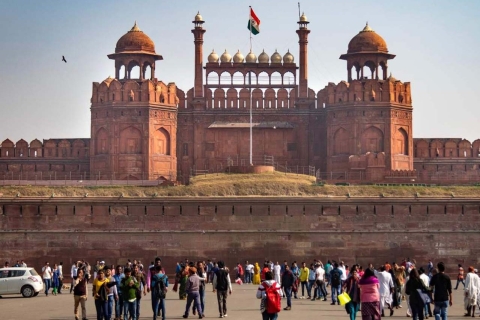Au départ de Delhi : visite touristique privée du Vieux et du Nouveau DelhiExcursion d'une journée à Old & New Delhi sans frais d'entrée.