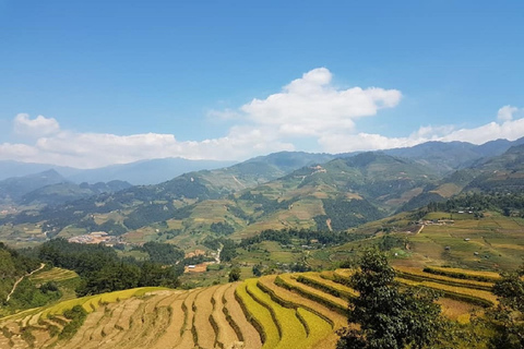 Från Hanoi: 2 dagars vandring i Sapa till en by och en bungalow