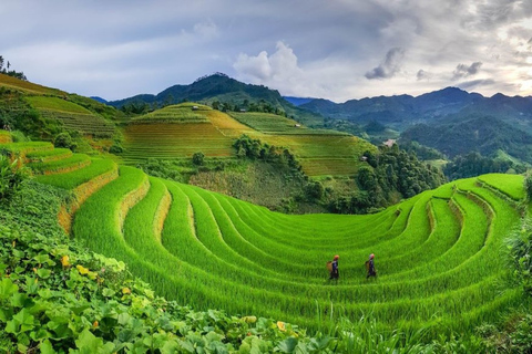 Från Hanoi: 2 dagars vandring i Sapa till en by och en bungalow