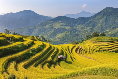 De Hanói: Sapa Trekking de 2 dias até a vila e bangalô