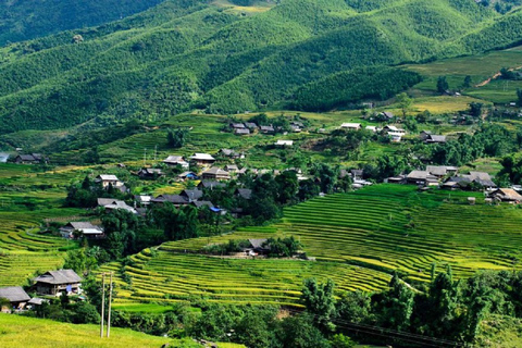 De Hanói: Sapa Trekking de 2 dias até a vila e bangalô