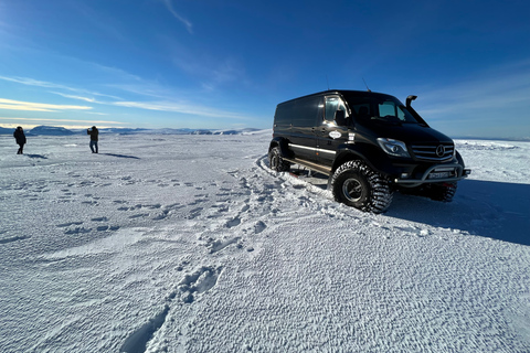 Prywatny złoty krąg i lodowiec Langjökull