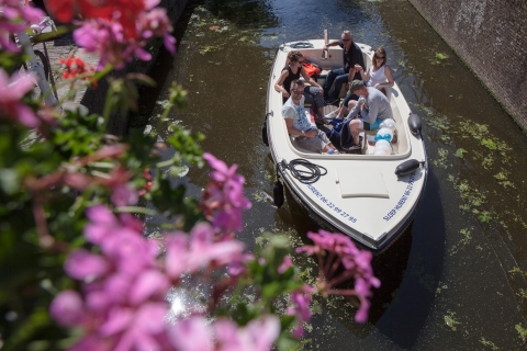 Delft: Crucero por el canal en barco abierto con patrónDelft: Excursión en barco Canal Hopper Delft