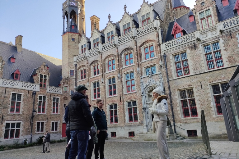 Visite privée à pied : Départ de l'hôtel : 2 heuresVisite privée à Bruges : Commencez à l'hôtel ! (2 heures)