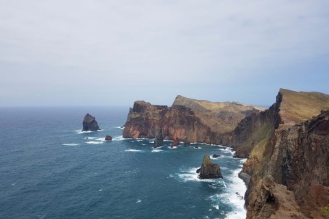 Madeira: Private East Island Tour with King Christ Visit Pick up Funchal, Caniço, Cma Lobos area