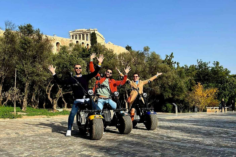 Athens: Premium Guided E-Scooter Tour in Acropolis AreaAthens: Guided E-Scooter Tour in Acropolis Area