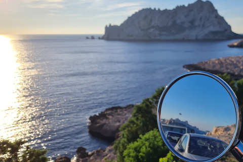 Marseille: Electric Motorcycle Rental with Smartphone GuideFull-Day Rental