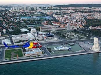 Lissabon: Sightseeingtour per helikopter over Belem en Caparica