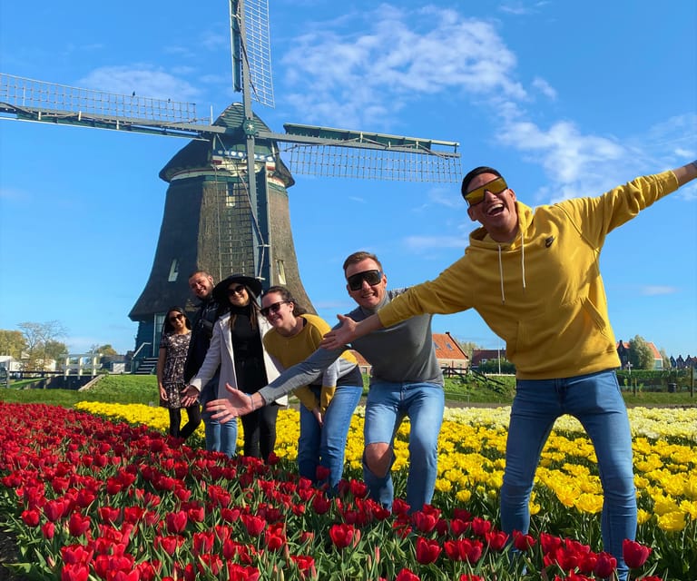 Moinhos de vento em Amsterdam