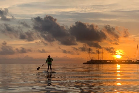 Cancun: Sunrise/Sunset Stand-Up Paddleboarding Tour Sunset Stand Up Paddle in Cancún