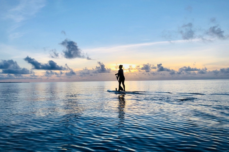 Cancun: Wschód / zachód słońca na stojąco Paddleboarding TourStand Up Paddle o wschodzie słońca w Cancún