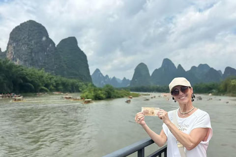 Guilin: Scenic 4-Star Li River Cruise to Yangshuo 4-Star Li River Cruise with English-Speaking Guide