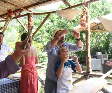 Sorrento: Pizzales, wijn en Limoncello bij een lokale boerderij