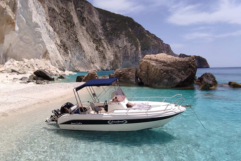 Île aux tortues, observation des tortues, rochers de Mizithres, grottes de Keri