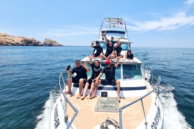 Visit Lima Ocean Swimming Adventure with Playful Sea lions in Lima, Peru