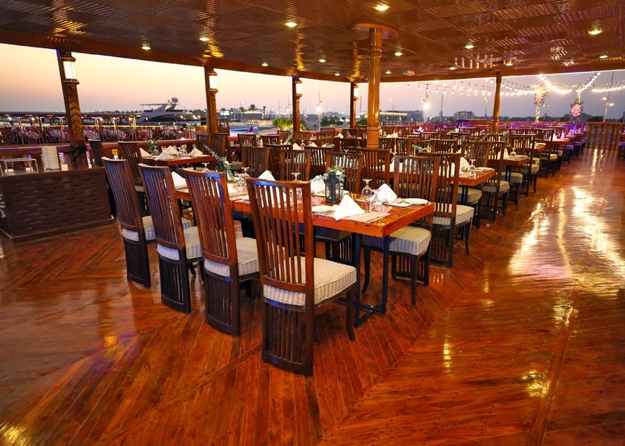 Dubai Dhow Cruise with Buffet Dinner and Drinks GetYourGuide