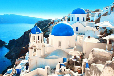 Desde La Canea: excursión de día completo a Santorini