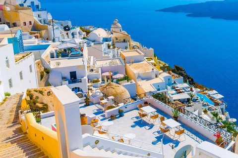 Desde La Canea: excursión de día completo a Santorini